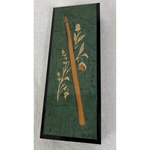 VTG Italian Sorrento Style Faux Inlay Lacquered Wood Keepsake Box Authors Muse